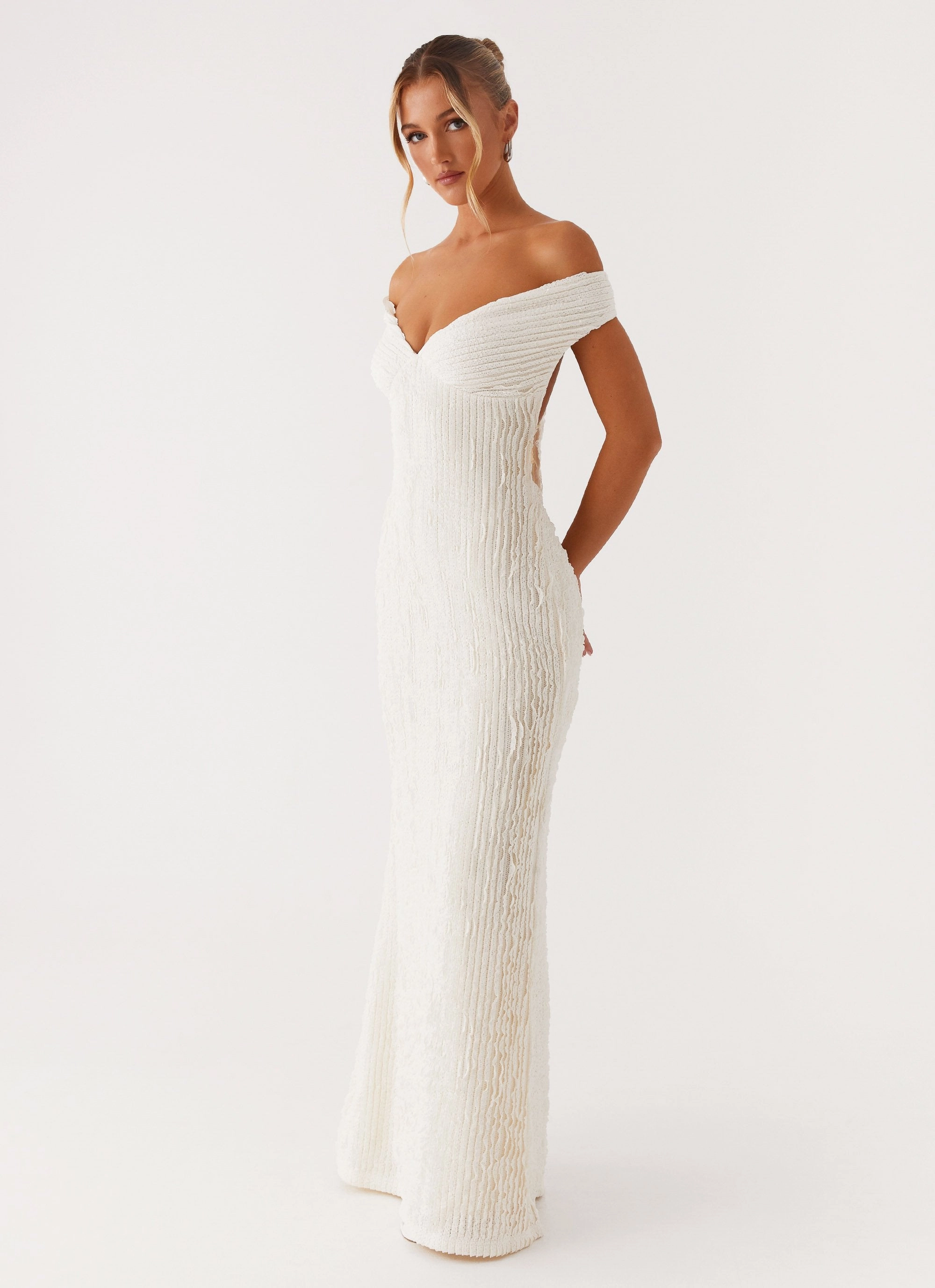 Light Volume Chantelle Maxi Dress - Ivory