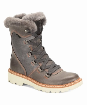 Bionica Women's Demee Waterproof Suede Boot - Moon Mist Smart Style