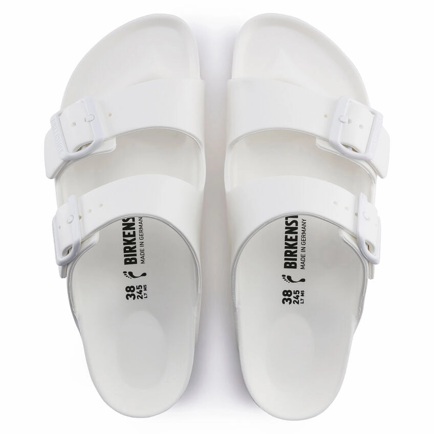 On Foot Birkenstock Men's Arizona EVA Sandals - White