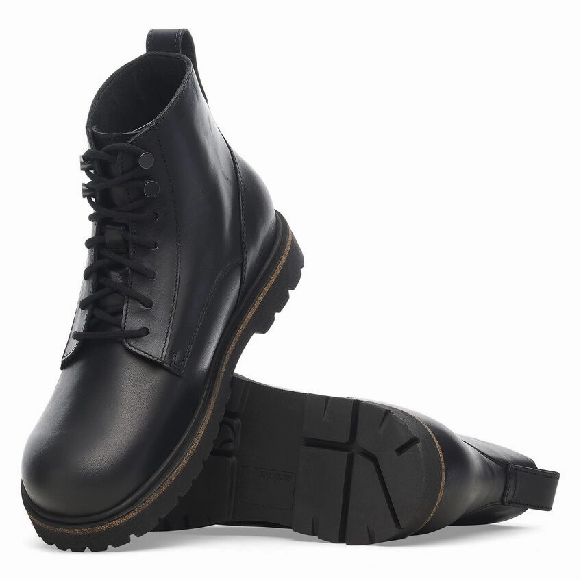 All Weather Urban Traveler Birkenstock Men's Highwood Lace Mid Boot - Black