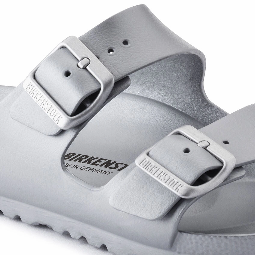 All-day Comfort Shoes Durable Fit Birkenstock Women's Arizona EVA Sandals - Metallic Silver