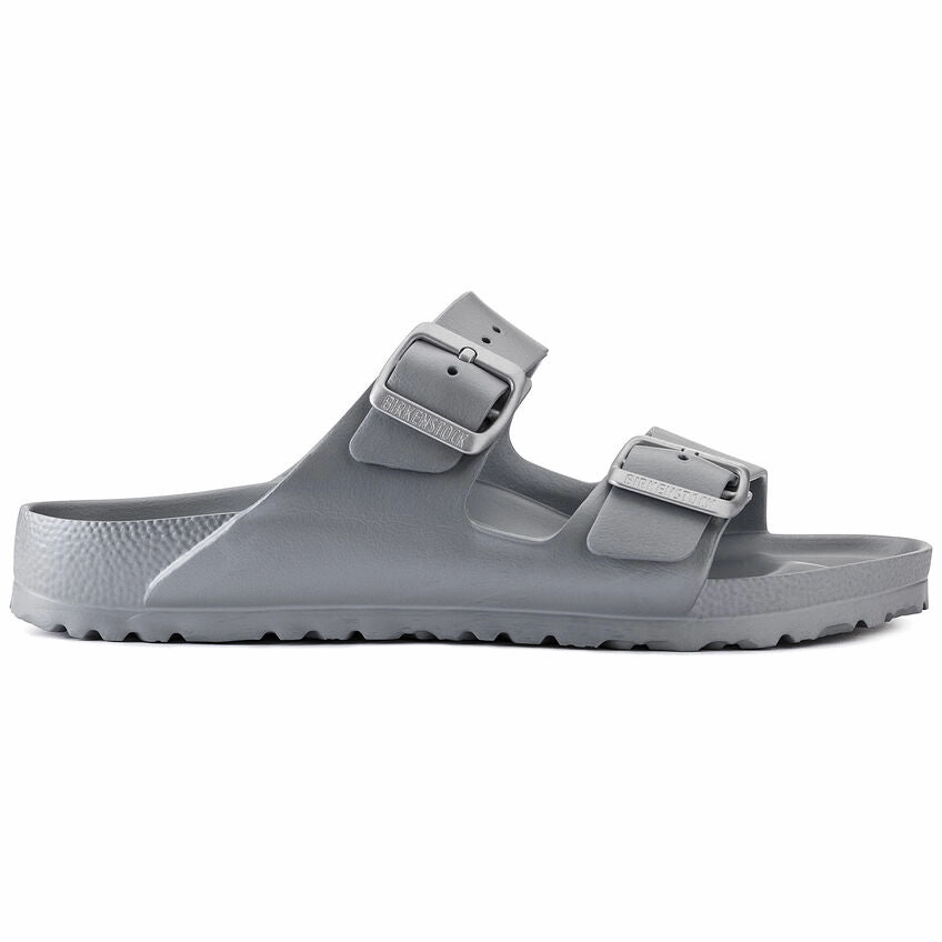 Birkenstock Women's Arizona EVA Sandals - Metallic Silver Recyclable Packaging Certified