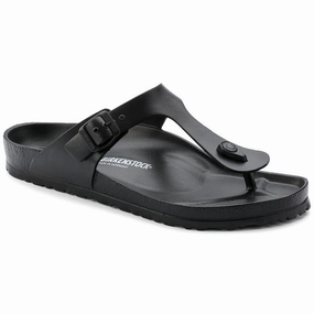 Birkenstock Women's Gizeh EVA Essentials Sandal - Black Comfortable walking shoes