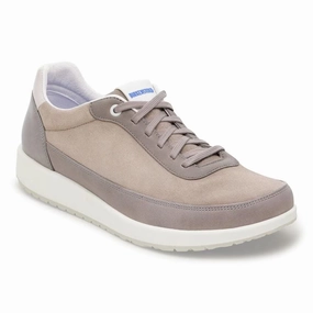Fashionable Design Birkenstock Women's Honnef City Mixed Leather Sneaker - Stone Coin