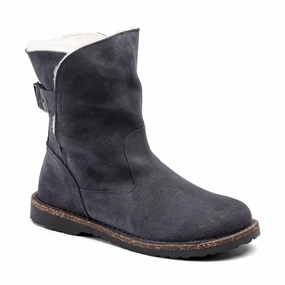 Grippy Outsole Mountain Hike Birkenstock Women's Uppsala Shearling Boot - Graphite