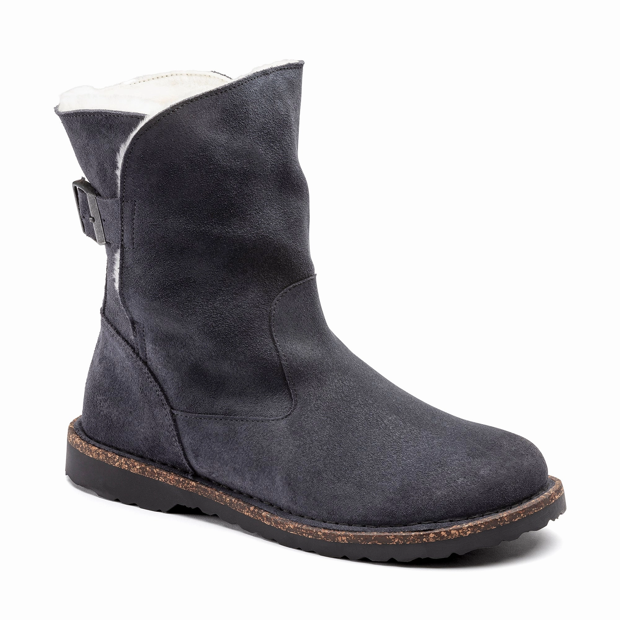 Birkenstock Women's Uppsala Shearling Boot - Graphite Comfortable Step
