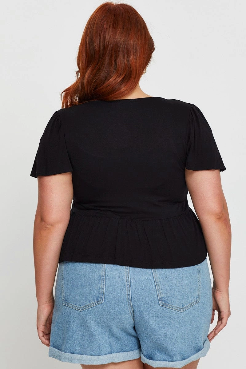 Warm Layers Reflective Bands Black Cardigan Short Sleeve Jersey Tie Up