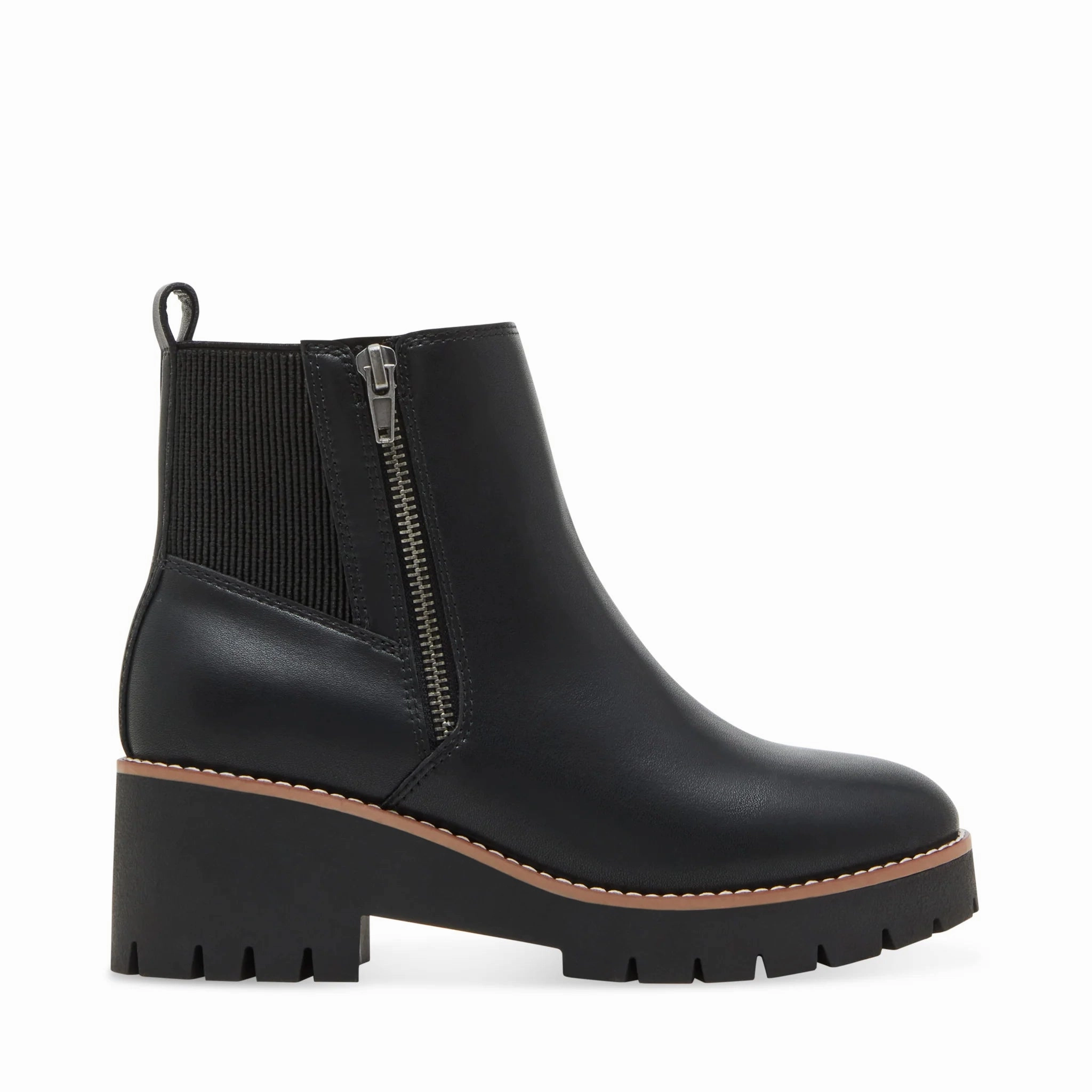 Blondo Women's Damaris Waterproof Bootie - Black Durable Shell Comfort Seeker Mud Resistant Rainy Days