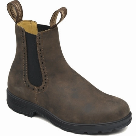 Blundstone Women's 1351 High Top Boot - Rustic Brown Feather Light Windy Weather Country Side