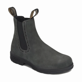 Adventure Ready Italian Glam Blundstone Women's 1630 High Top Boot - Rustic Black