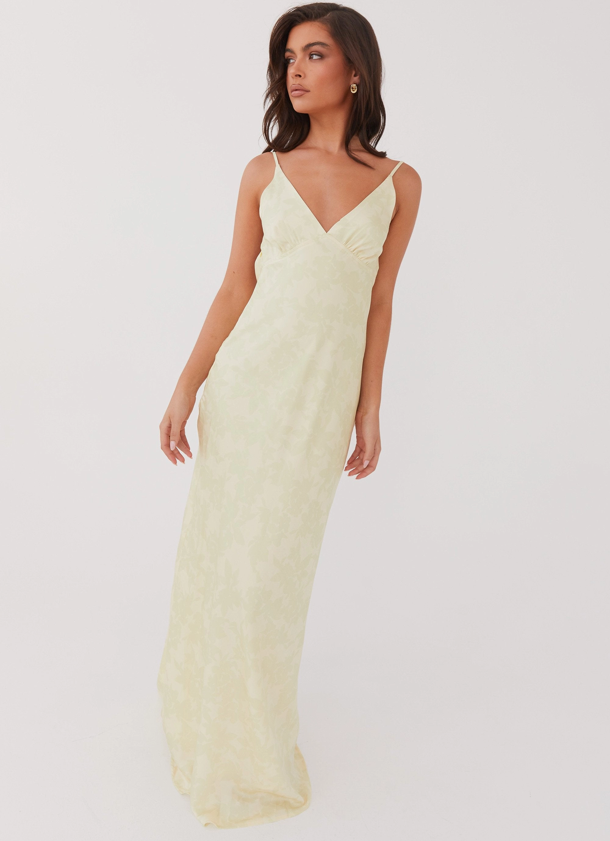Cool Touch Minimal Harmony Sorrento Sun Maxi Dress - Yellow Floral