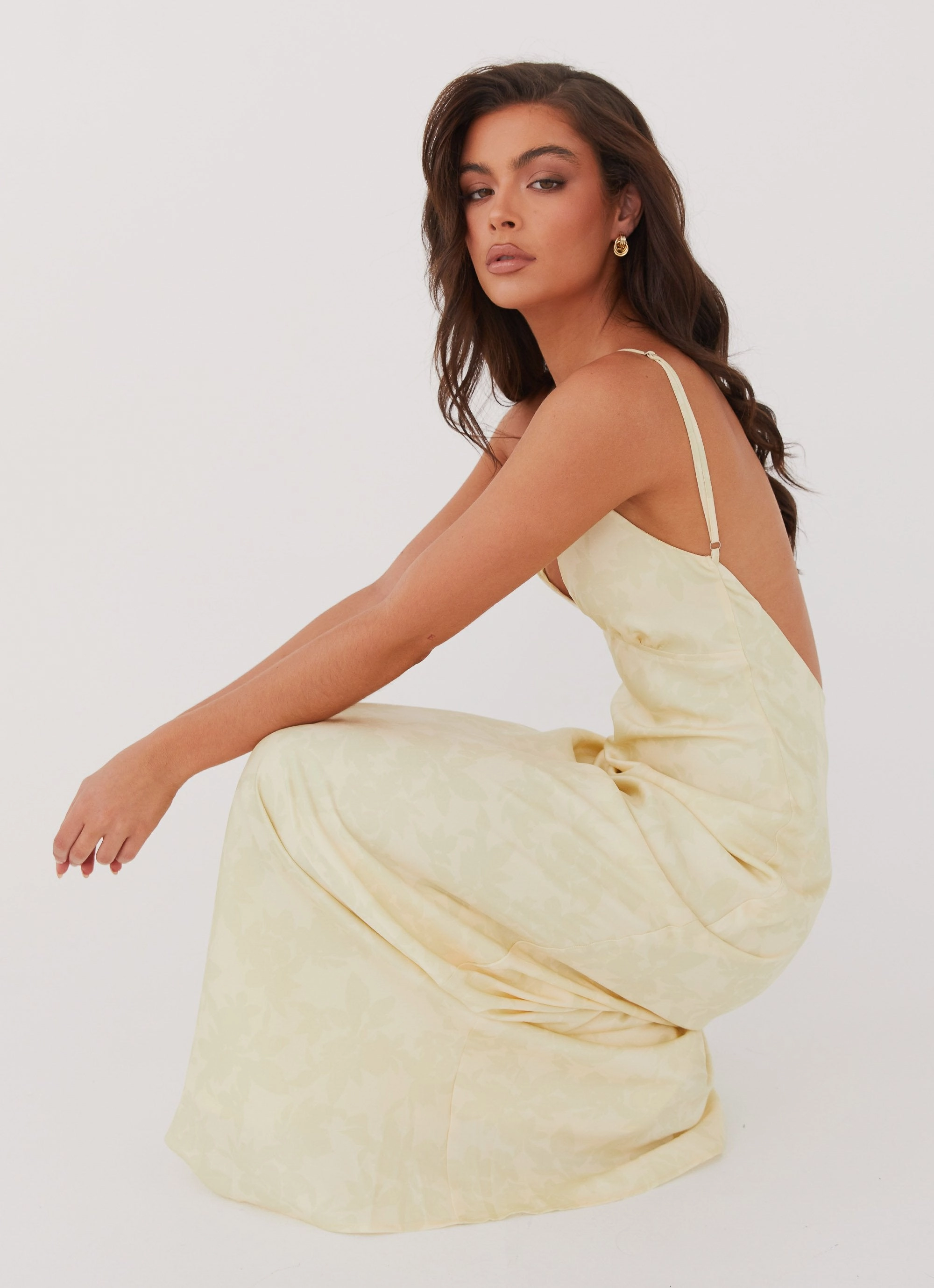Sorrento Sun Maxi Dress - Yellow Floral Classy Look