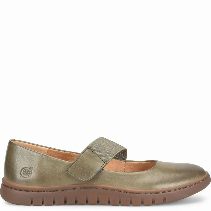 Beach Path Born Women's Aspen Mary Janes - Light Green