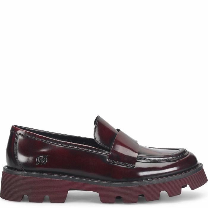 Adjustable Fit System Leap Run Born Women's Sigge Slip On - Dark Cherry