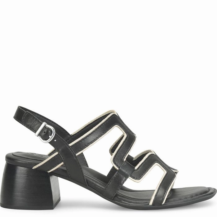 Wave Fun Cool Touch Born Women's Sofia Heeled Sandal - Black/Birch
