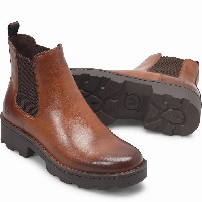 puncture resistant mud proof Born Women's Verona Boot - Brown