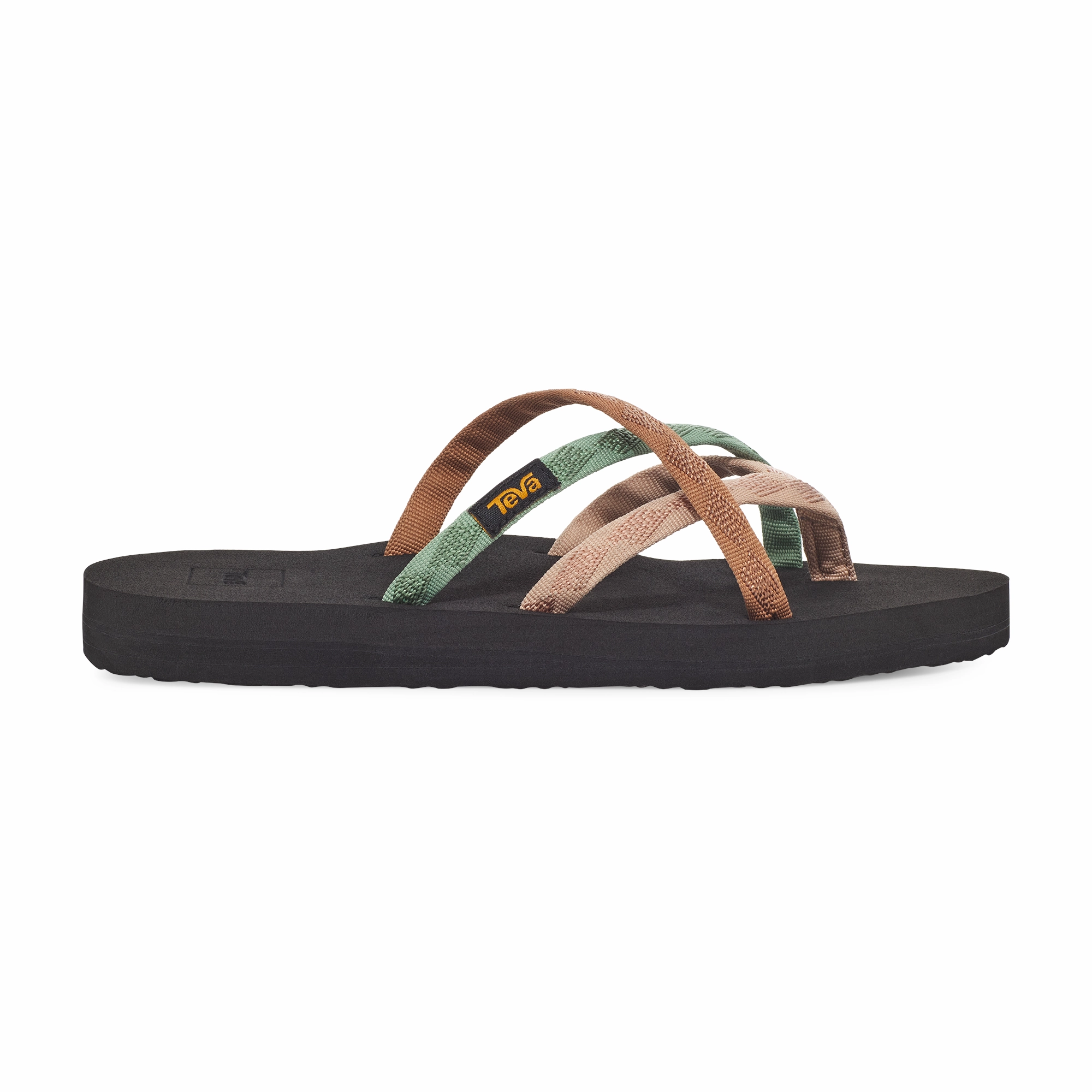 Teva Women's Olowahu Flip - Mixed B Maple Sugar Multi Sandal Add Ons Balanced Step