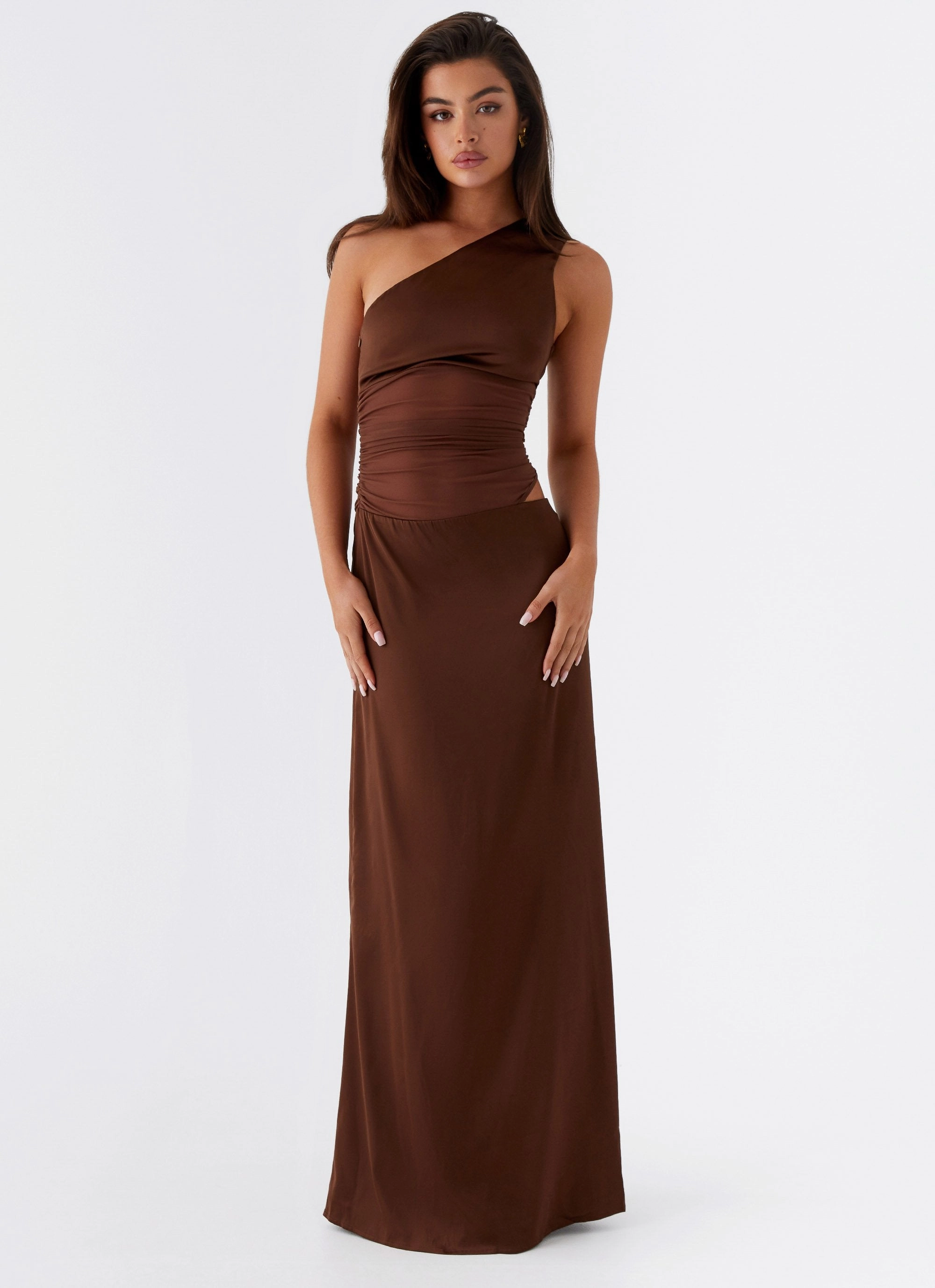 Pure Look Juliette Maxi Dress - Chocolate