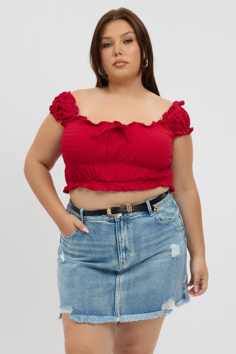 Denim Contrast Stitch Distressed Mini Skirt Graceful Look Chic Look