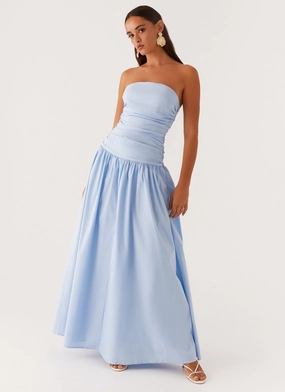 Carmel Maxi Dress - Blue New Spirit