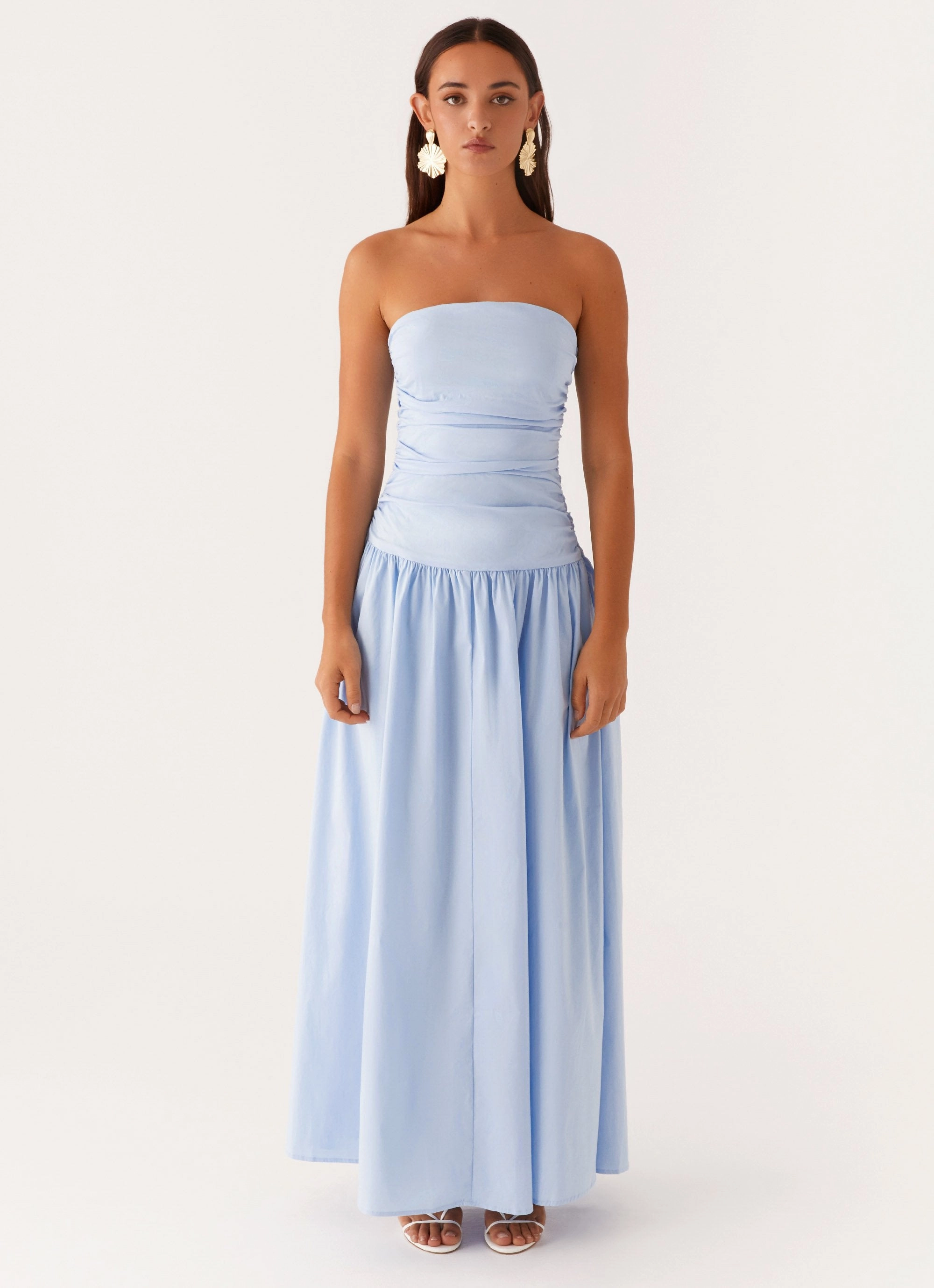 Elegant Motion Carmel Maxi Dress - Blue