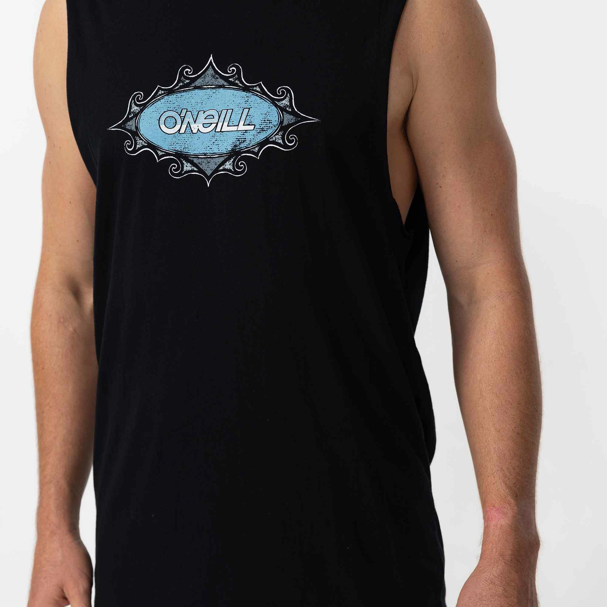 Bullseye Muscle Tee - Black Flattering Cut