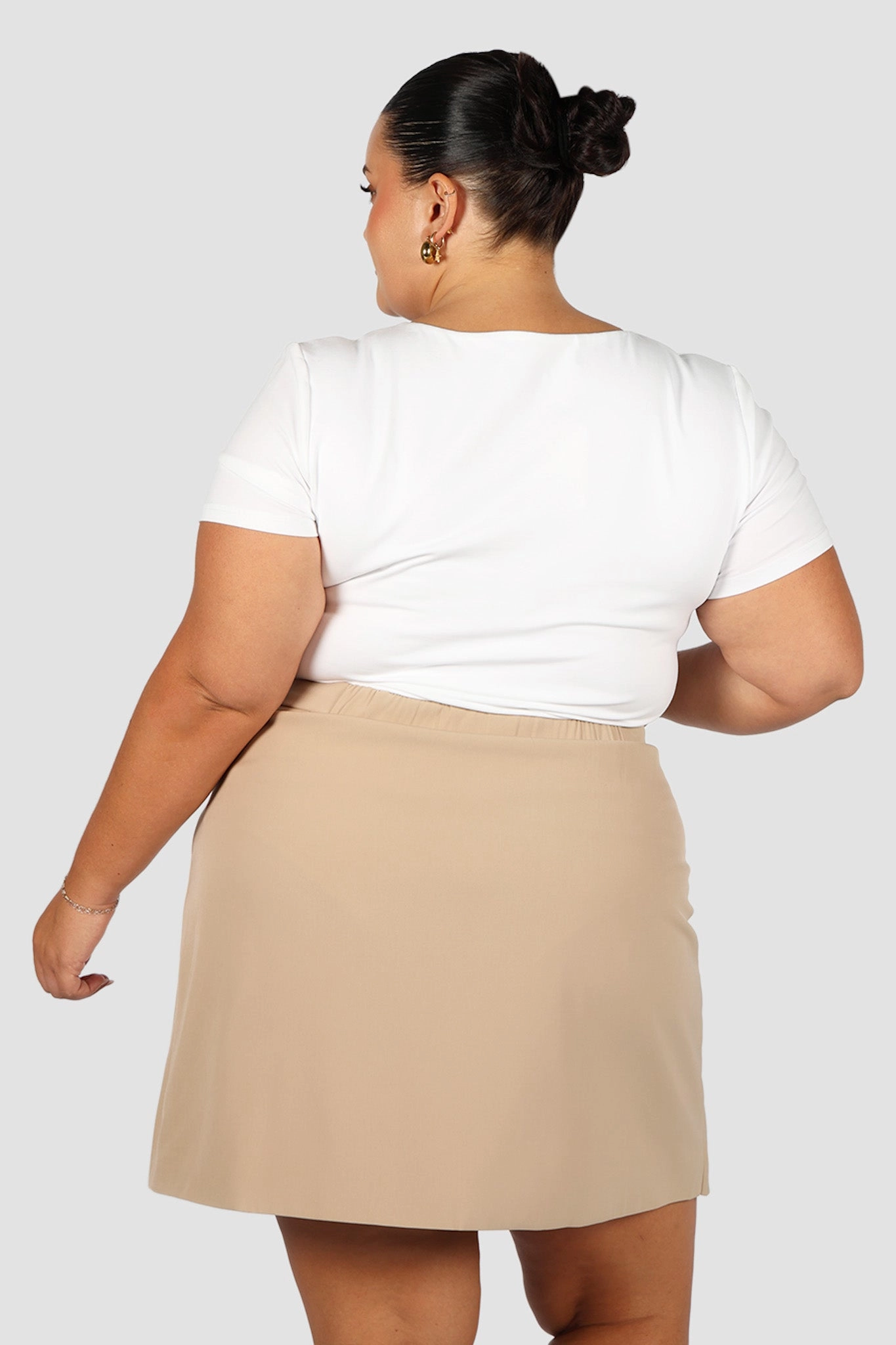 Future Fashion CALIE SKIRT COFFEE
