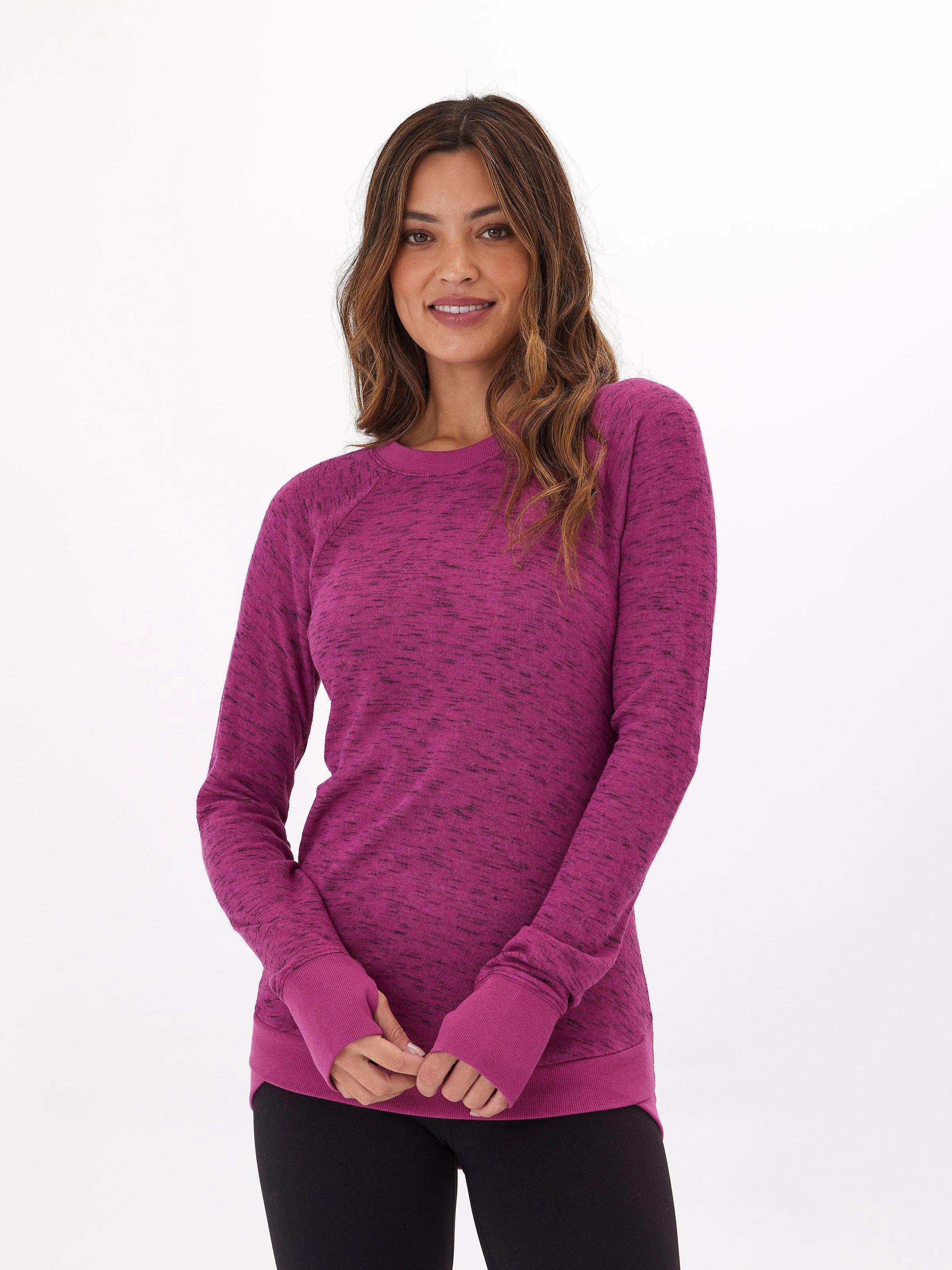 Cannon Rhythm Slub Tulip Hem Tunic Wrinkle Free Material