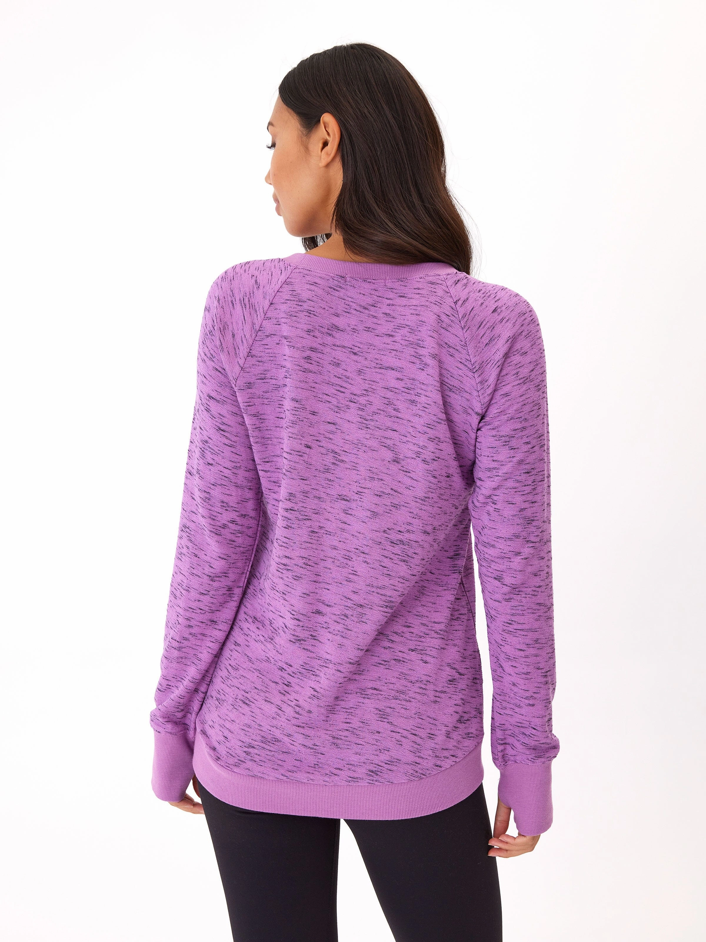 Cannon Rhythm Slub Tulip Hem Tunic DoubleLayered Collar Reinforced Elbow Padding