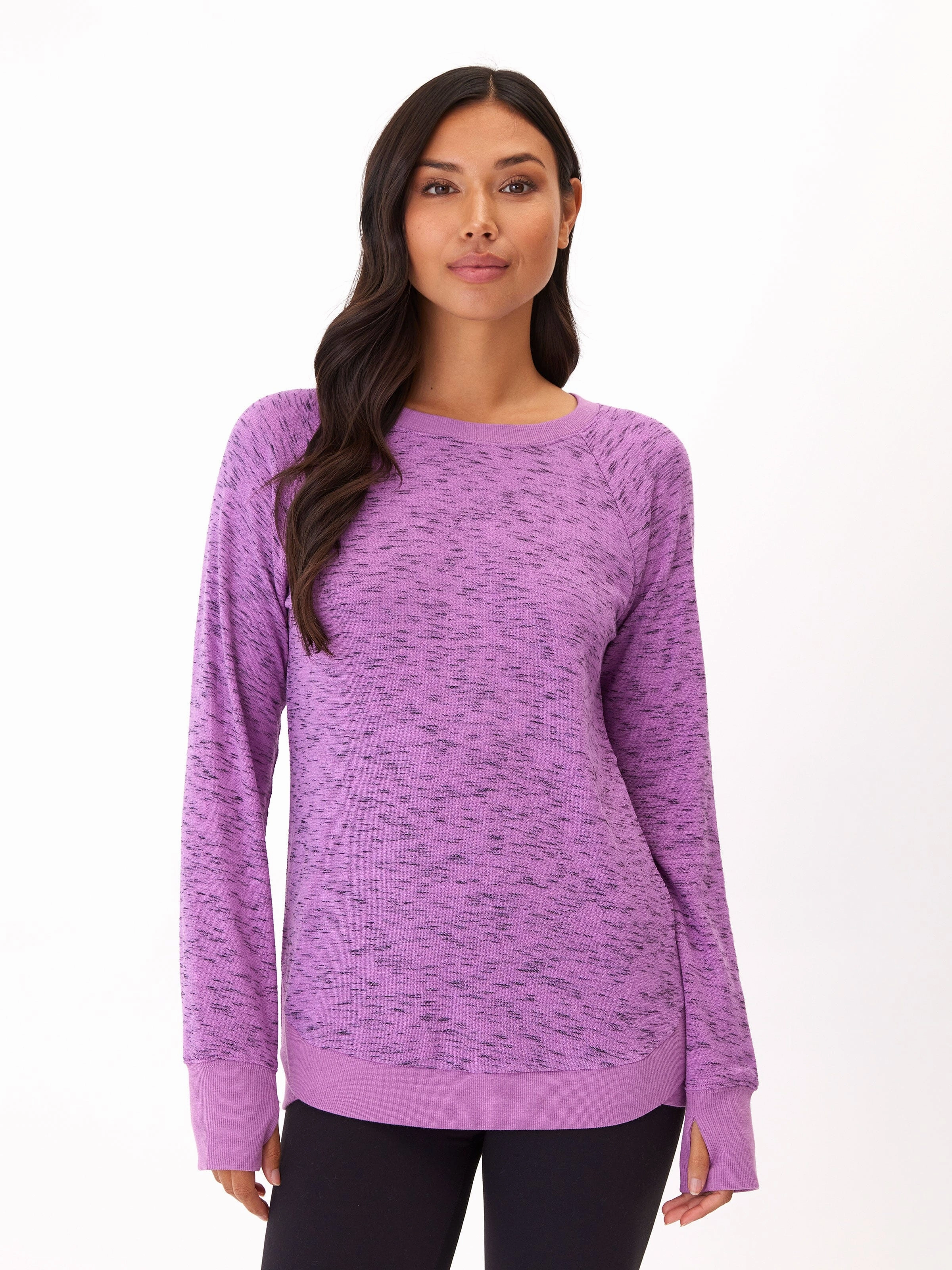 Minimal Travel Look Active Daily Wear Cannon Rhythm Slub Tulip Hem Tunic