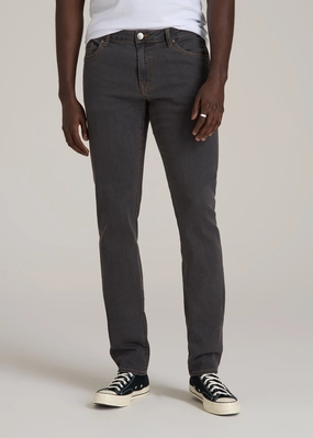 Family Style Parent Style Smart Casual Carman TAPERED Jeans for Tall Men in Grey