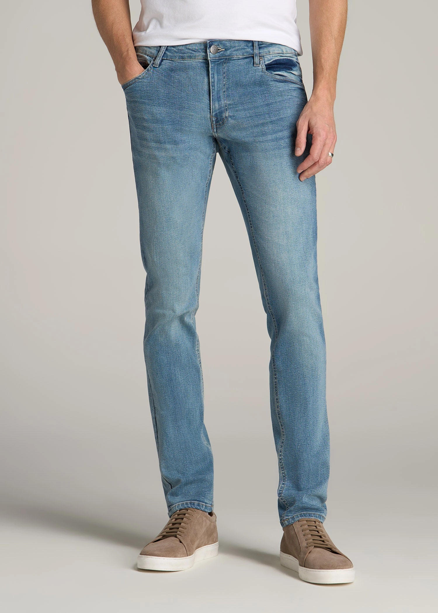 Carman TAPERED Jeans for Tall Men in New Fade Wide Leg Silhouette