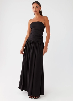 Trend Detail Carmel Maxi Dress - Black