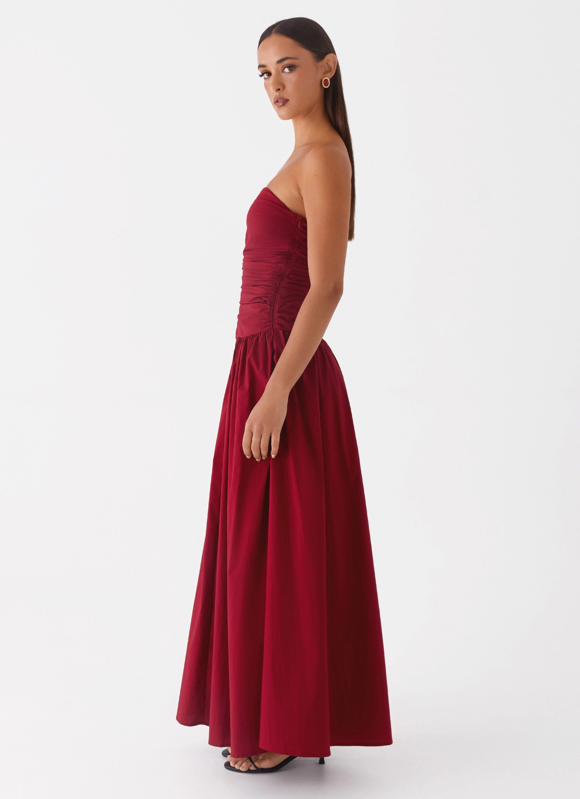Soft Appearance Carmel Maxi Dress - Merlot