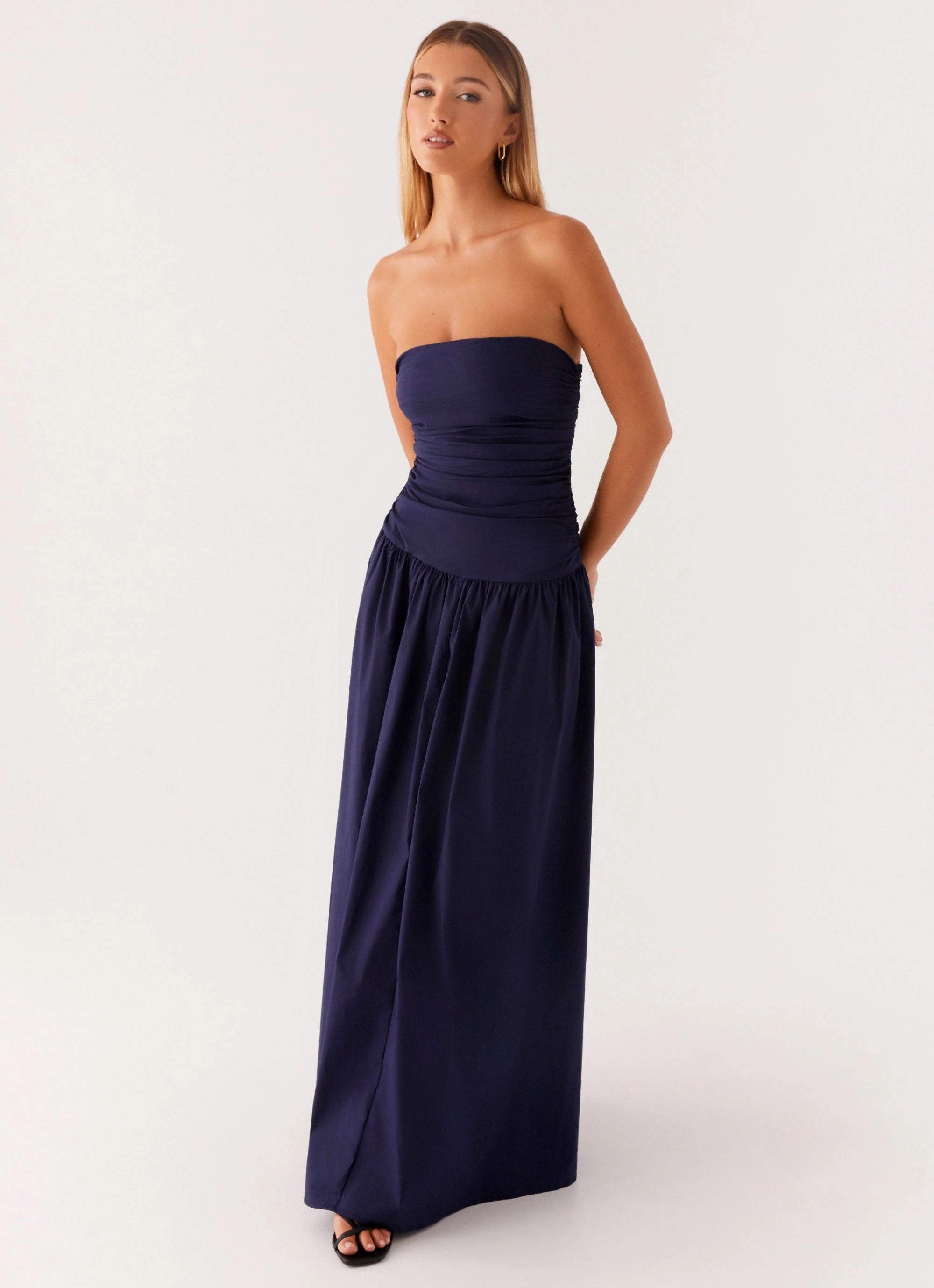Carmel Maxi Dress - Navy Quick Drying