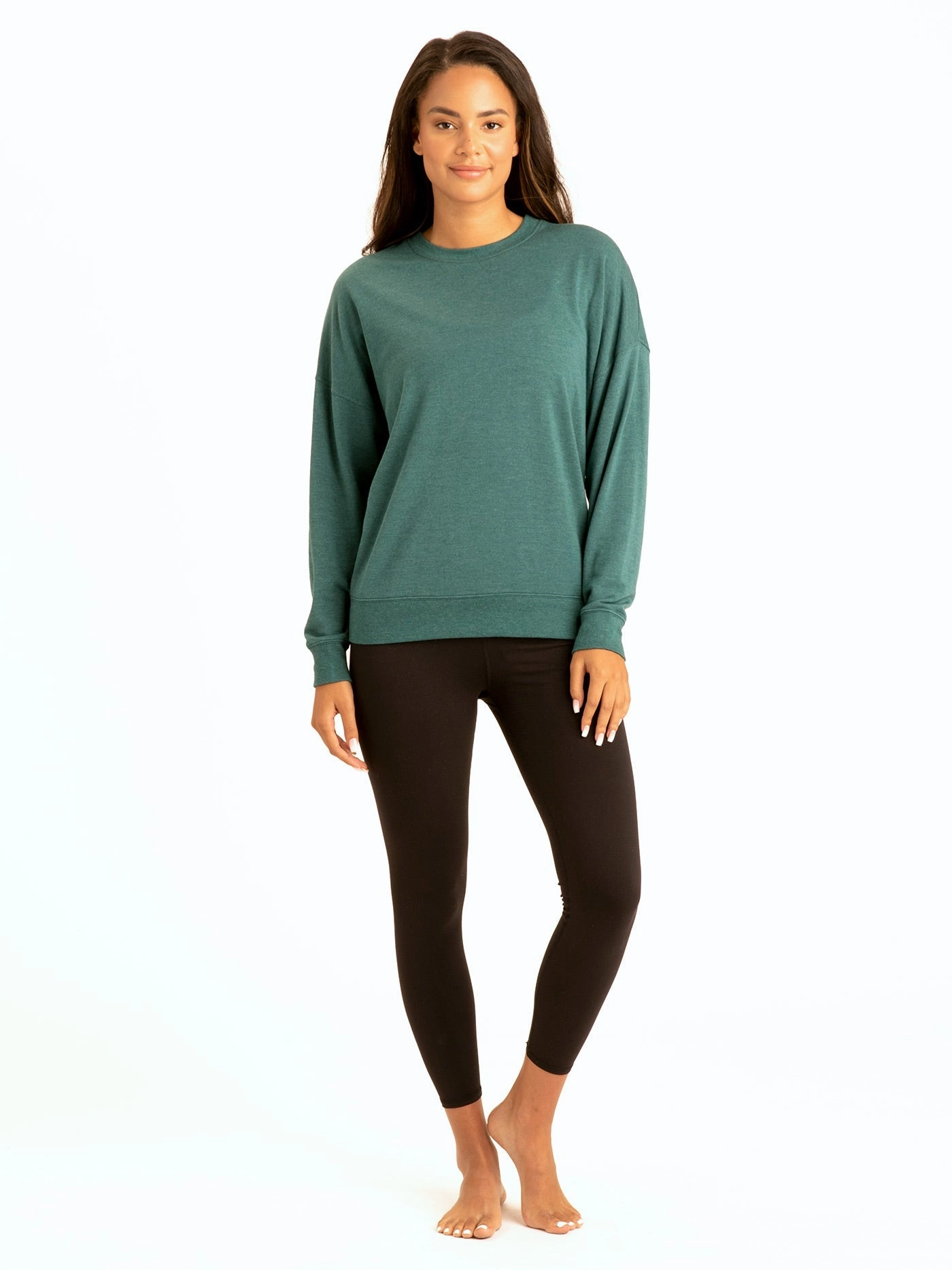 EasyClean Coating Modern Utility Cathy Boyfriend Feather Fleece Pullover