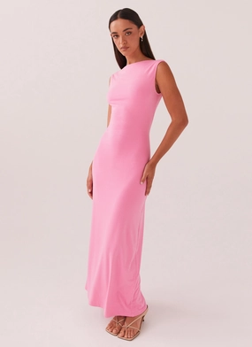 Hook-And-Eye Celina Maxi Dress - Pink