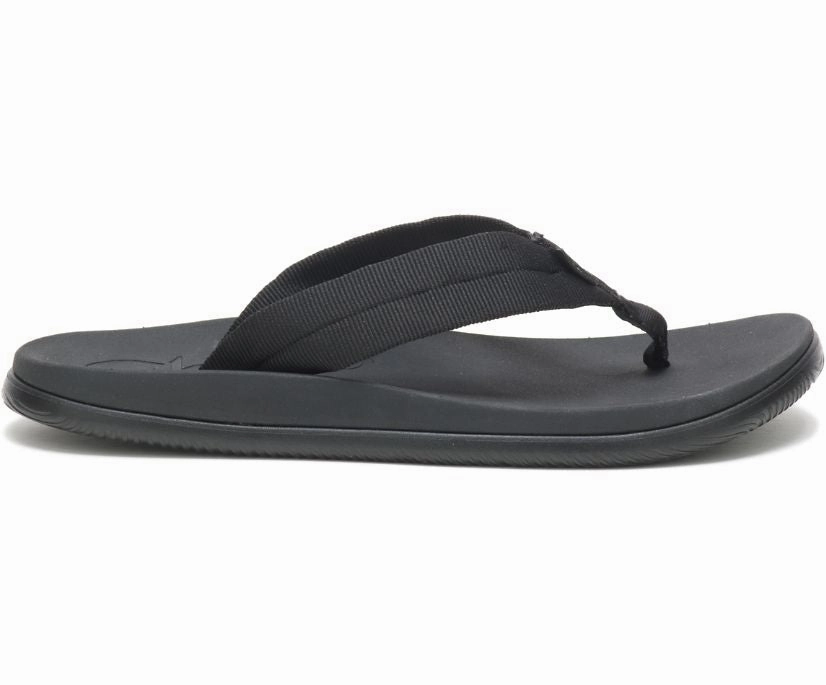 Social Walk Water Resistant Material Chaco Women's Chillos Flip Black
