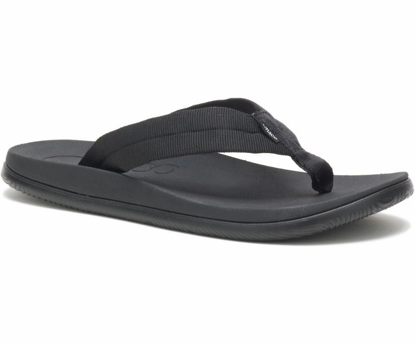 Light Travel Shoes Chaco Women's Chillos Flip Black