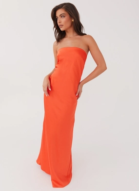 Baby-Shower Chantelle Strapless Maxi Dress - Sunset