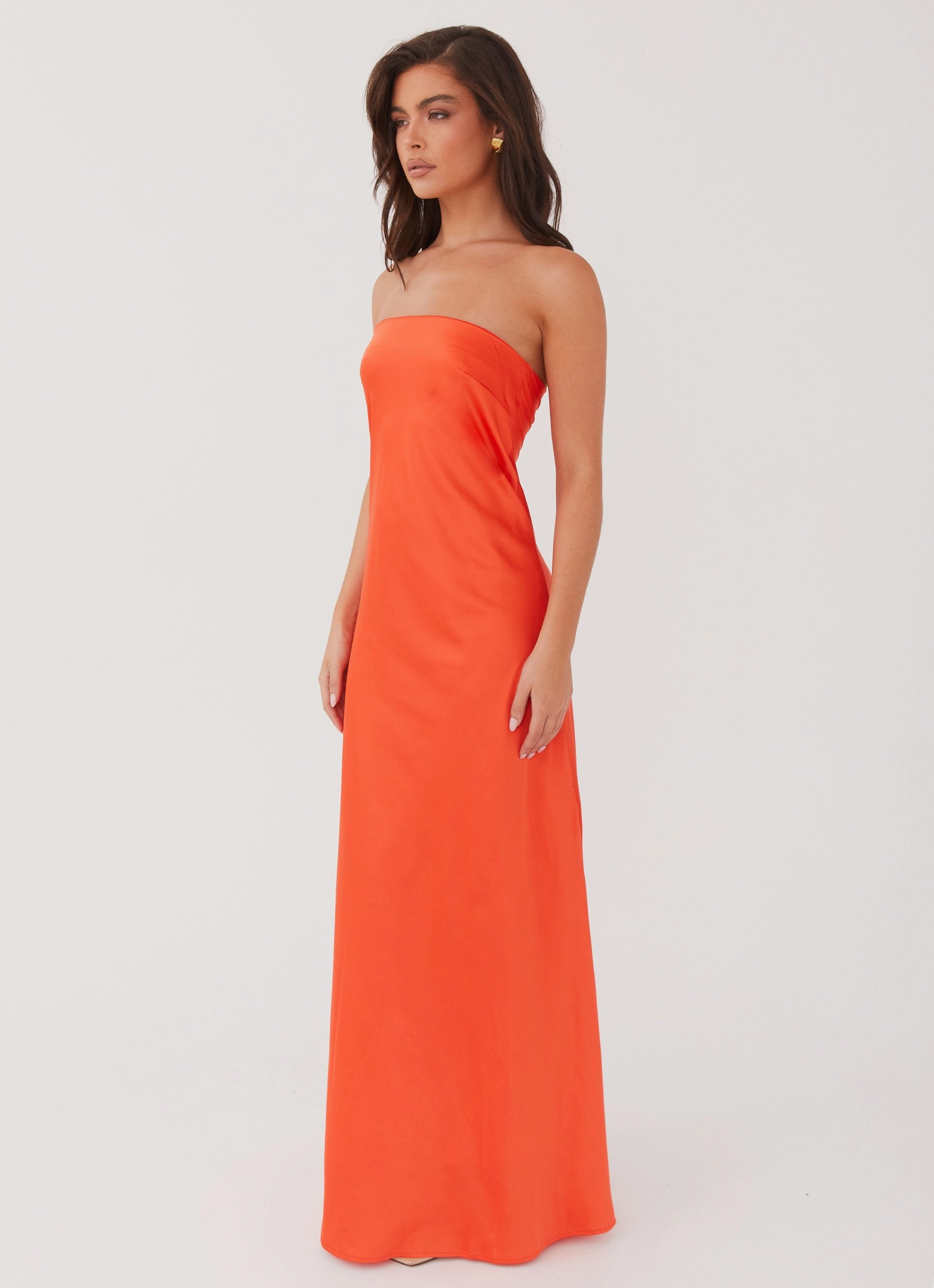 Breathable Material Chantelle Strapless Maxi Dress - Sunset