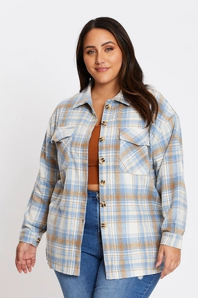Check Shirt Long Sleeve Rugged Style Mature appeal