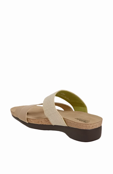 Munro Women's Aries Comfortable Sandal - Natural Fabric Durable Walking