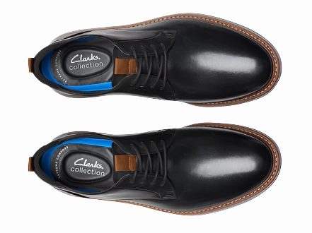 Clarks Men's Brantin Oxford - Black Adaptable Look