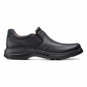 Clarks Men's Un Brawley Step - Black Mono Mood