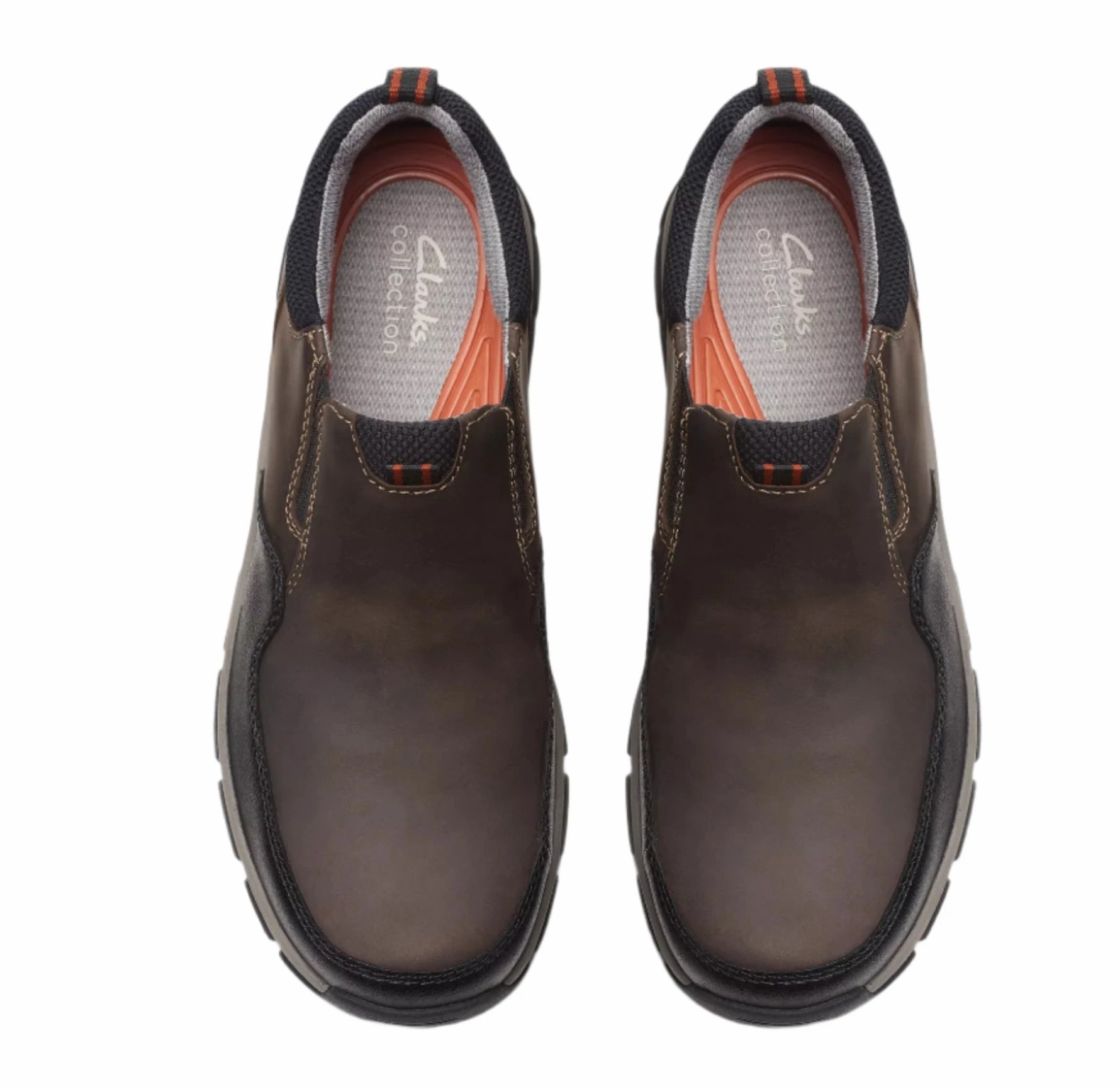 Clarks Men's Walpath Waterproof Step Slip-On - Dark Brown Club Hike All Outfits