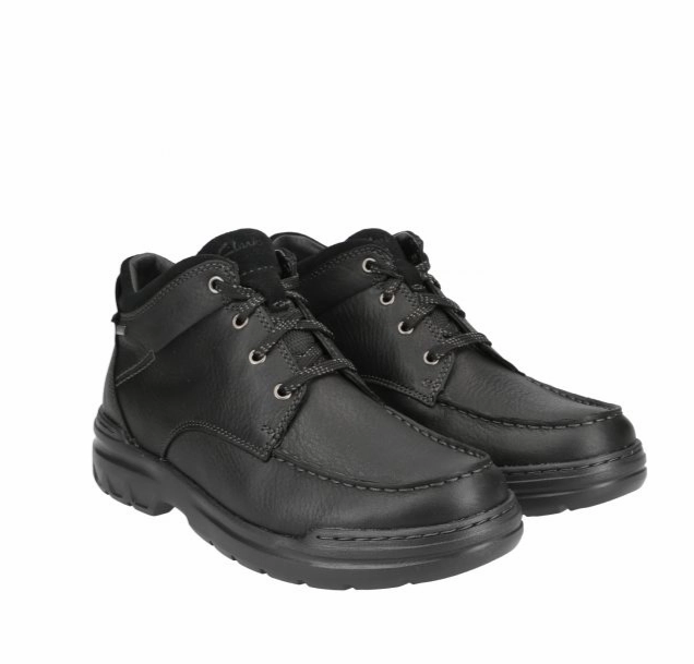 Smooth Step Clarks Men's WIDE Rockie 2 HI GORE-TEX Waterproof Boot - Black