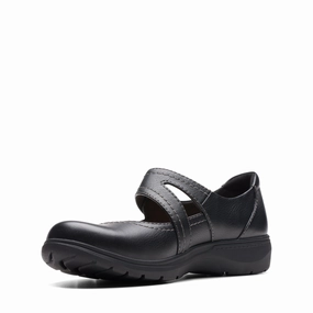 Work Hike Clarks Women's Carleigh Jane Shoe - Black