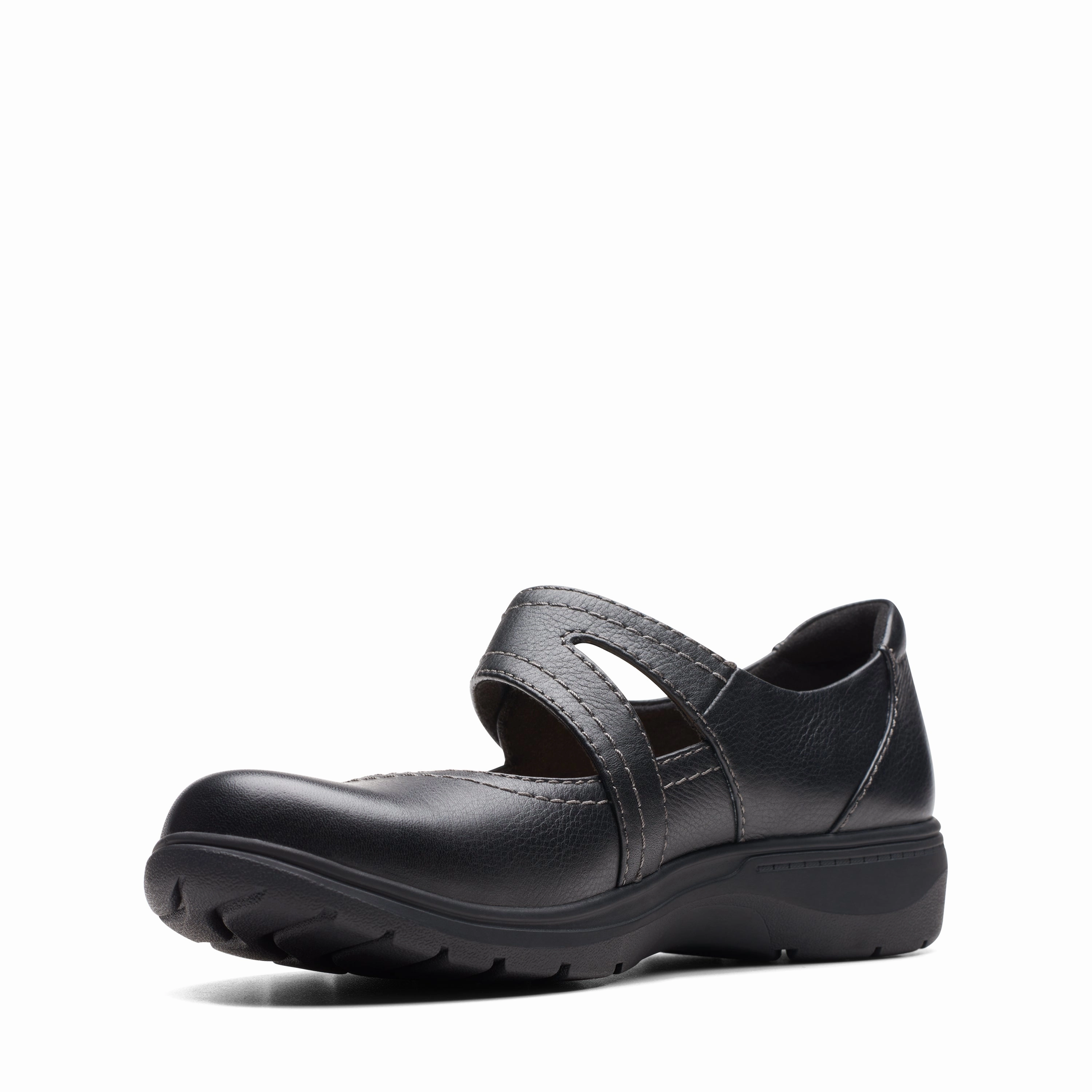 Work Hike Clarks Women's Carleigh Jane Shoe - Black
