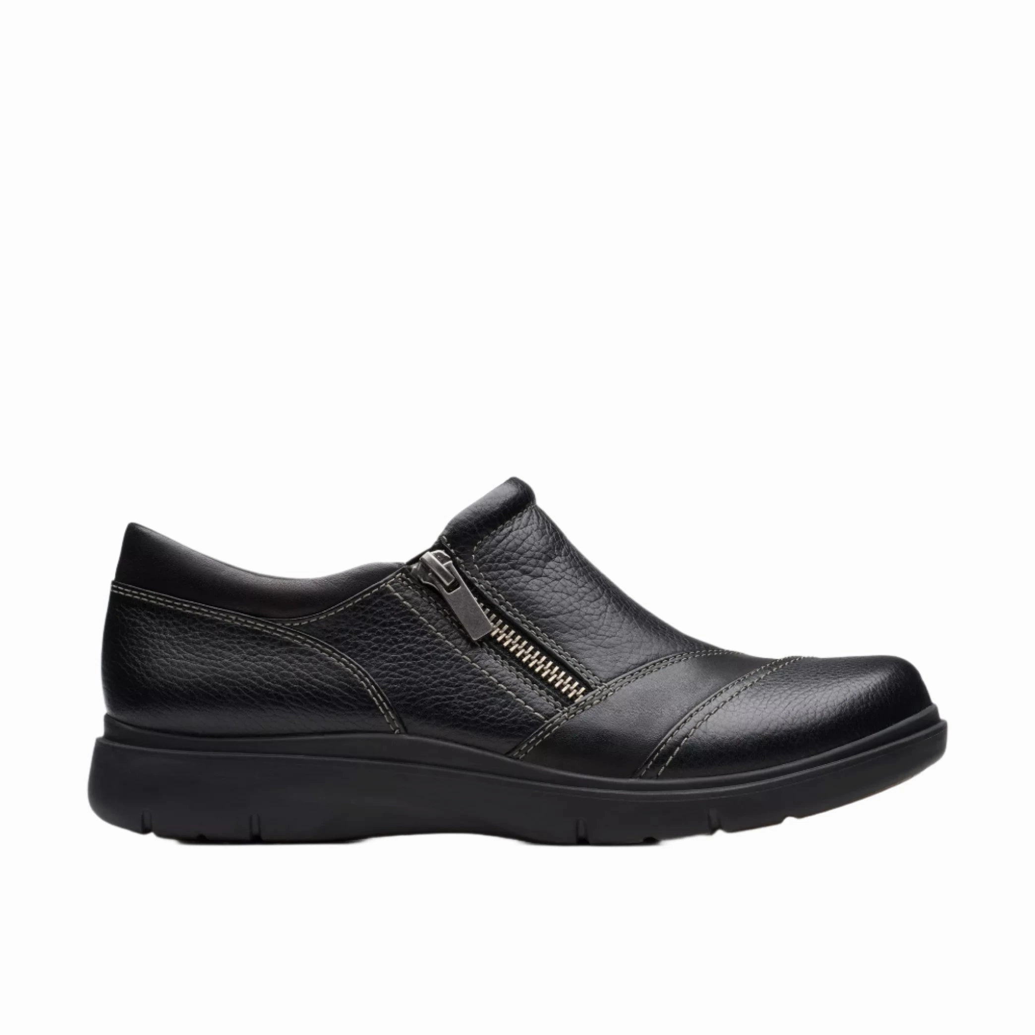 Clarks Women's Certina Pure Sneaker - Black Dad Style Dynamic Support System